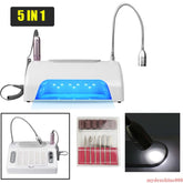 USA Nail	Dust	Collector Nail	 Salon Electric   5IN1 Nail Beauty Art	Drill	Machine